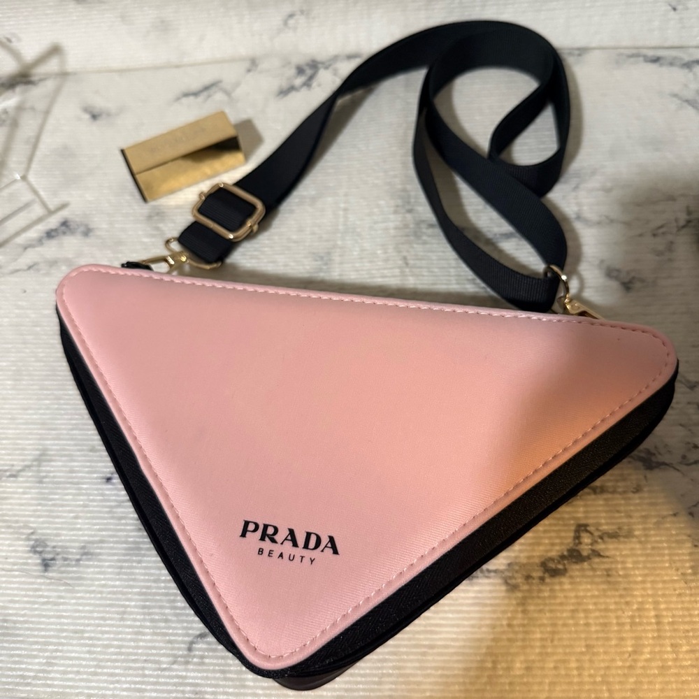 Prada Beauty Triangle Pouch Converted To Crossbody - Picture 4 of 11